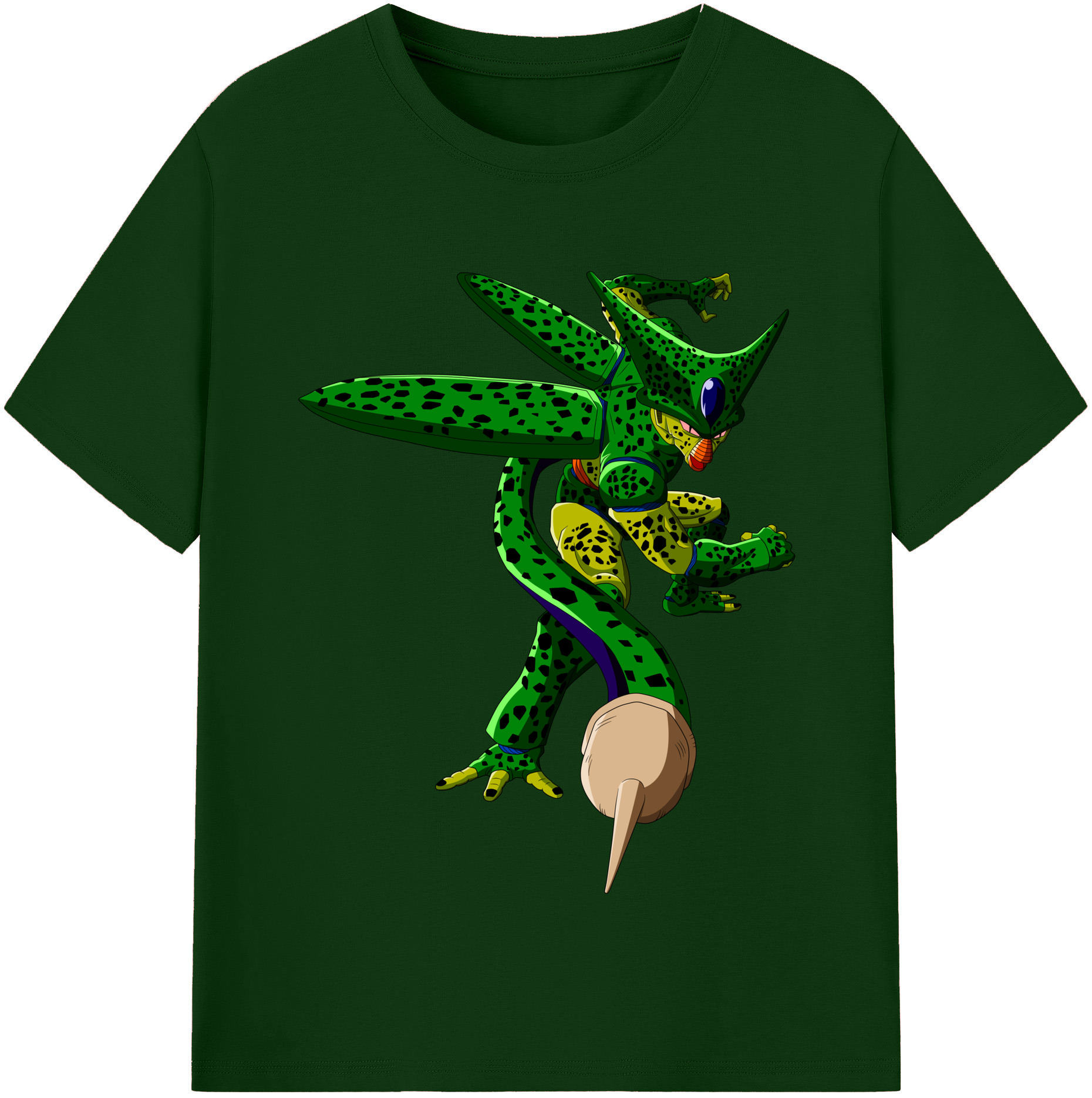 （画像用） ドラゴンボール セル DRAGON BALL Cell 綿100％半袖Tシャツ（フロントプリント）